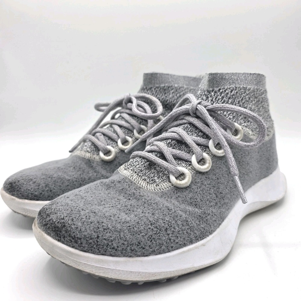 Allbirds Wool Dasher Mizzle‎ Mid SZ 9 Gray Running Walking Shoes Water Resistant